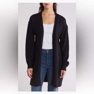 Laundry by Shelli Segal Braid Trim Duster Cardigan